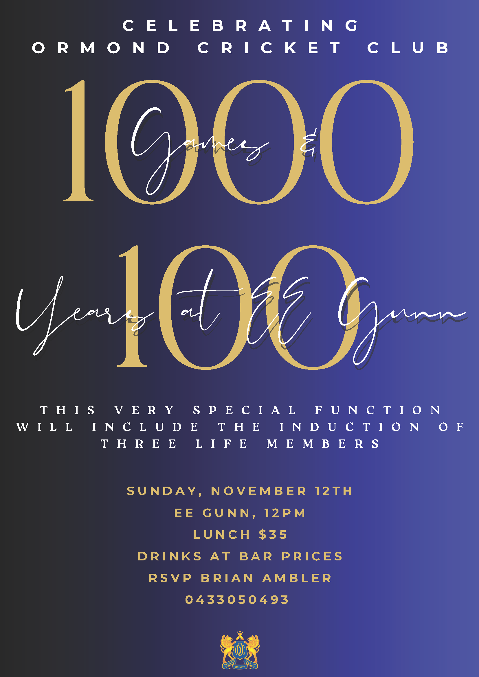1000 Games & 100 Years at EE Gunn